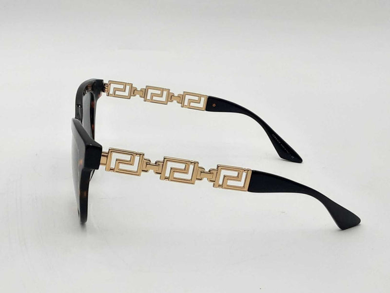 Versace Mod 4394-f Black Cateye Sunglasses Aa1125izsa