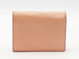 Gucci Small Bifold Wallet In Gg Supreme Peach Leather 0826lxzdu
