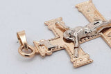 14k Yellow Gold Crucifix Pendant 3.5 Grams Eb0826lersa
