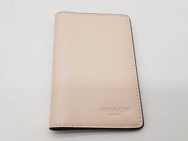 Coach Chalk Beige Leather Id Card Holder Do0925oxde
