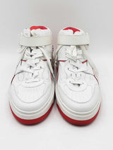 Christian Louboutin Astroloubi White Leather Sneakers Size Eu 45 Fw026467lrxdu