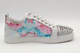 Christian Louboutin Louis Junior Spikes Floral Print Sneakers Sz 41.5 Eb926orxsa