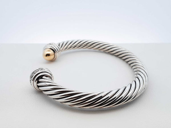 David Yurman Classic Cable Bracelet In Sterling 44.5 Grams 7 Inch Fw1025rxzdu