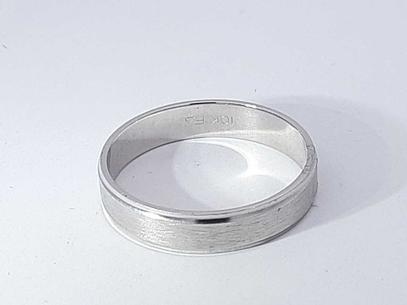 10k White Gold 3.8 Grams Wedding Band Size 12 Aa0825ersa