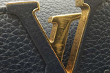 Louis Vuitton Blue Taurillon Leather Capucines Python Top Handle Bag Eb626cxzsa