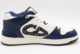Christian Dior B57 Blue & White Leather Sneakers Size 46 Eb0926orxsa
