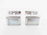 Cartier Sterling Silver & Mother Of Pearl Cufflinks 17 Grams Fw0225wrzdu