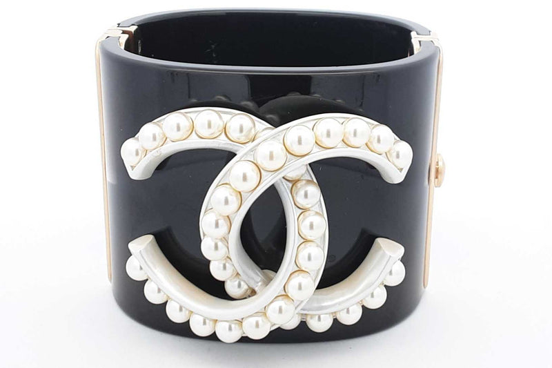 Chanel Faux Pearl Cuff Bracelet  Eb0924wxzdu