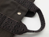 Hermes Herline Gray Toile Canvas Backpack Do0526orxde