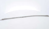 14k White Gold Lab Grown Diamond Tennis Bracelet 7 In 12.63 Grams Hs0324wixzsa