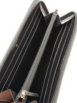 Chanel Boy Zip-around Long Wallet In Black Caviar Leather Fw0126wrzdu