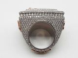 5.0 Cttw Lab Grown Diamonds 10k Two Tone Gold 49.0g Ring Size 9.5 Do1125plrrde