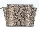 Michael Kors Tina Large Python Snake Satchel Aa0426prsa