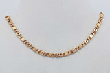 14k Yellow Gold Link Chain Necklace 7.3 Grams 20 Inch Eb0826pirsa