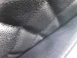 Chanel Classic Jumbo Black Quilted Caviar Leather Shoulder Bag Do0326irxzde