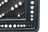 Chanel Black Leather Boy Bag With Faux Pearl Embellishments Eb0126wxxzde