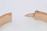 14k Yellow Gold Hinged Bangle Bracelet 19.1 Grams Eb0422lxxzsa