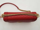 Chanel Large Boy Bag Red Handbag Aa1025ozxzsa