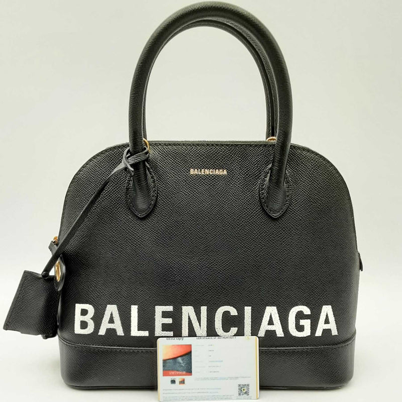 Balenciaga Ville Signature Grained Calfskin Leather Sd0625rzxdu