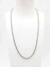 16.15 Cttw Lab-grown Diamond & 14k Gold Tennis Necklace 20.4g 20 In Fw0725werzdu