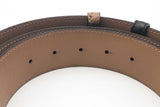 Versace Leather Reversible Belt Gold Tone Medusa Buckle Size 110/44 Eb0626lxzsa