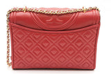 Tory Burch Fleming Red Leather Shoulder Bag Eb0726pxde