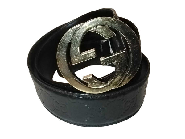 Gucci 114876 Black Belt Buckle Size 36 Jg1128lzxmia