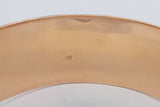 14k Yellow Gold Floral Engraved Bangle Bracelet 40.6 Grams Eb0426ooxzsa