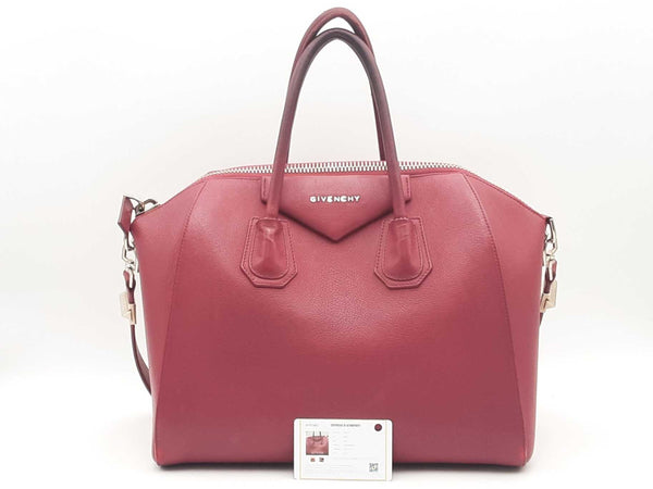 Givenchy Antigona Leather Red Handbag Aa0425wrzsa