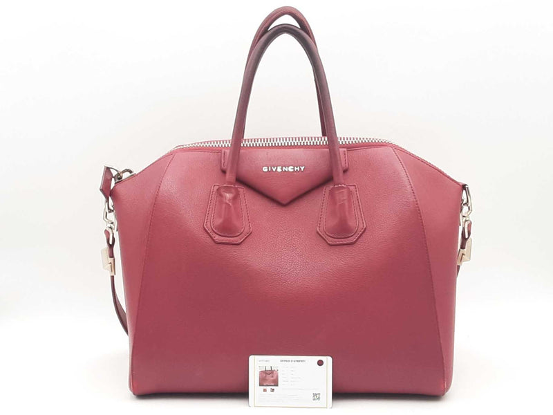 Givenchy Antigona Leather Red Handbag Aa0425wrzsa