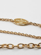 Louis Vuitton Lv Iconic Gold-tone Cubic Zirconia Necklace 18.5 Inch Fw0925lrzdu