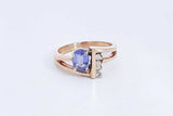 Purple Gemstone Ring In 14k Yellow Gold 4 Grams Size 6 Eb0724lwxsa