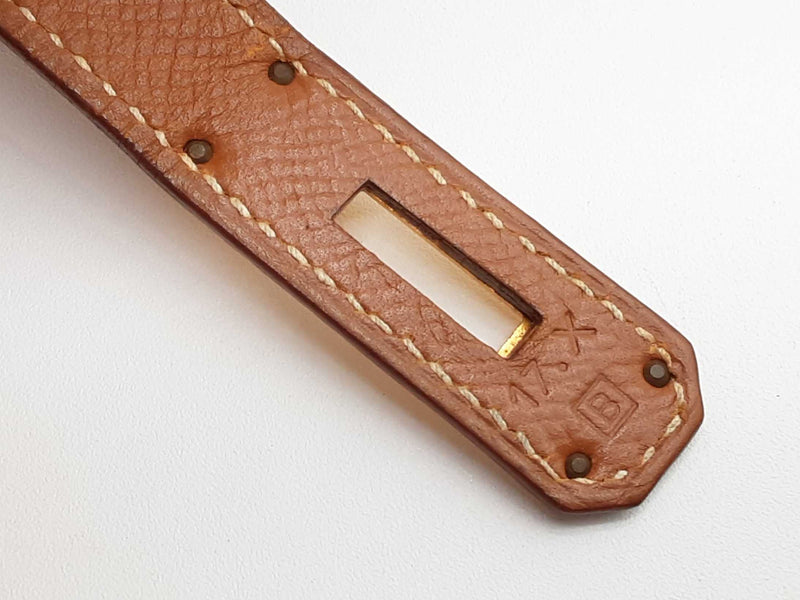 Hermes Birkin 30 Gold Brown Epsom Gold Hardware Handbag Do0725lwrxzde