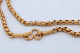 22k Yellow Gold Rolo Link Chain Necklace 7.7 Grams 14 Inch Eb0826srxde