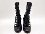 Jimmy Choo Malta Leather Boots Black Size 38.5 Aa0725oxzsa