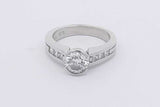 1.36cttw Diamond Ring In Platinum 10.5 Grams Size 7 Eb0925izxsa