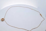 14k Yellow Gold Box Chain & Heart Pendant 2.8 Grams 18 Inch Eb0526lcrde