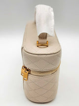 Yves Saint Laurent Ysl Gaby Vanity White Leather Shoulder Bag Do1124lpxzde