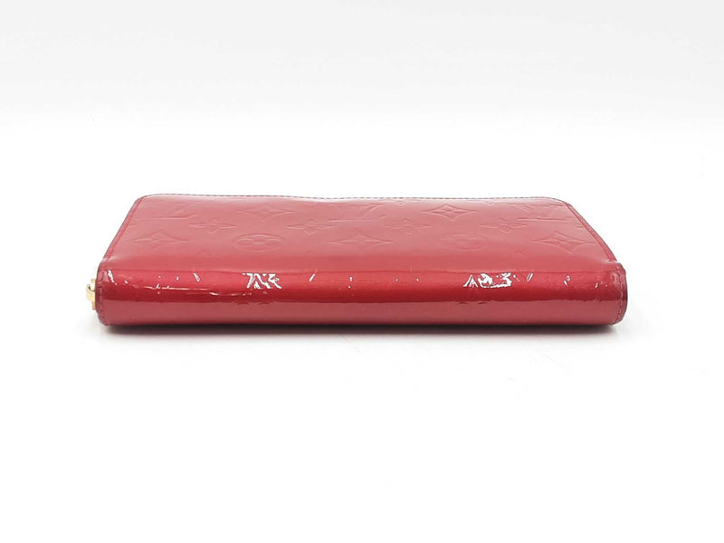 Louis Vuitton Zippy Wallet In Pomme D'amour Monogram Vernis Leather Fw0925lrxdu