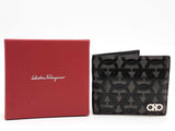 Salvatore Ferragamo Bifold Monogram Wallet Black Aa0726rzsa