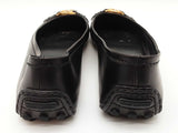 Louis Vuitton Black Leather Flats Size Eu 39 Do0925oxzde