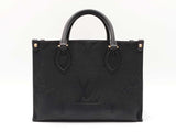 Louis Vuitton Onthego Pm Handbag In Black Monogram Empreinte Leather Fw1026cxzdu