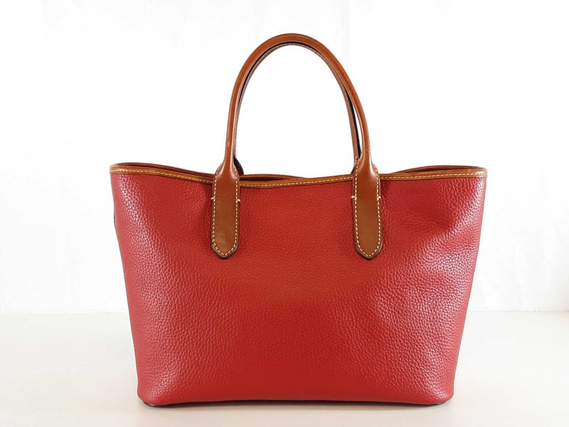 Dooney & Bourke Brielle Tote Bag In Red Pebbled Leather Fw1025wxde