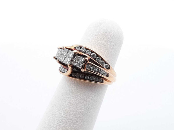1.78 Cttw Diamond & 10k Yellow Gold Ring 5 Grams Size 4.5 Fw1124wrxdu