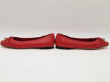 Jimmy Choo Elme Embellished Leather Flats Size 7.5 Sd0926lzxde