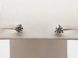 0.50 Cttw Lab Grown Diamonds 14k White Gold 0.7g Stud Earrings Do0325lwwde