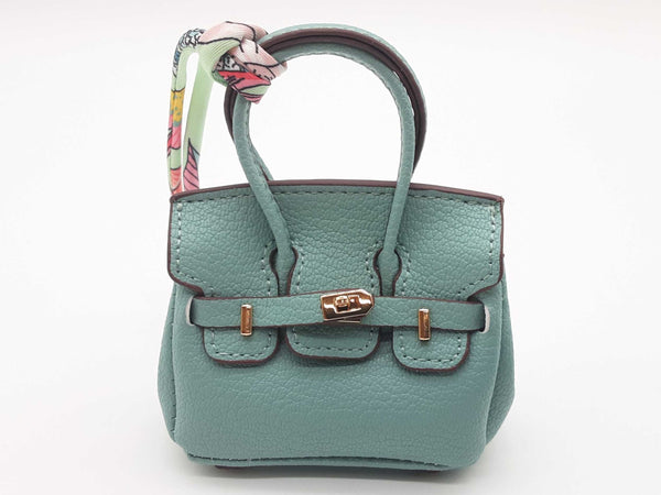 Blue Teal Mini Bag Charm Do0725ide
