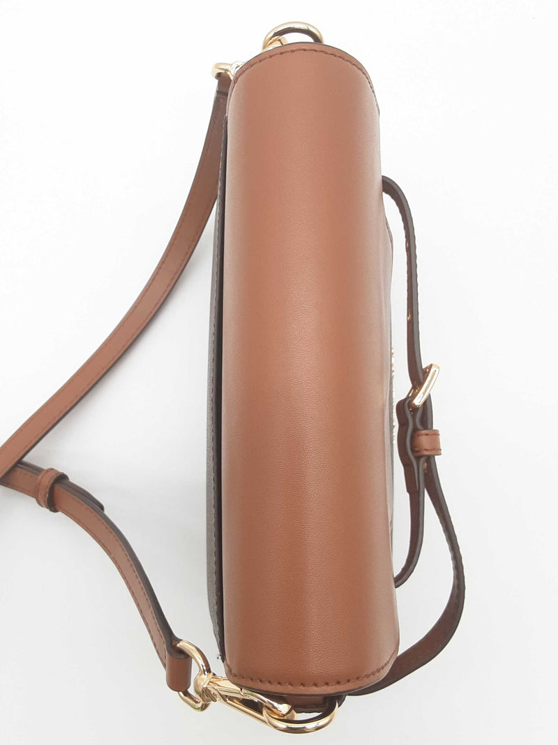 Michael Kors Emilia Brown Signature Crossbody Bag Do0425wrde