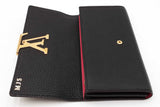 Louis Vuitton Black Leather Capucines Wallet Eb0326owxdu
