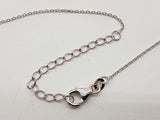 0.45 Cttw Lab Grown Diamonds 0.925 Silver 3.4g Sideways Cross Necklace 20 In Do0725ride